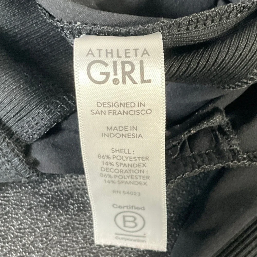 Athleta Girl Joggers Kids Size M 8-10 Black Active Pants Athleisure Gorpcore‎